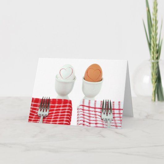 Jahrestag des Frühstücks für den Ehegatten Karte (Vorderseite)