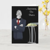 Jahrestag des Pastors Karte (Gelbe Blume)