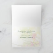 Jahrestag des Verlustes der Mutter, Tod, Blumen Karte (Innenseite)