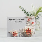 Jahrestag Einladung (Stehend Vorderseite)