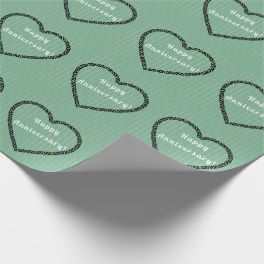 Jahrestag Geschenkpapier (Ecke)