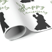 Jahrestag Geschenkpapier (Rolleneckpunkt)