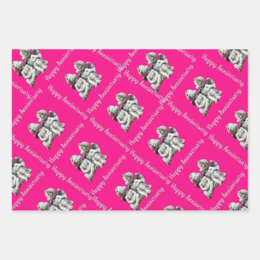 Jahrestag Geschenkpapier Set (Vorderseite 3)