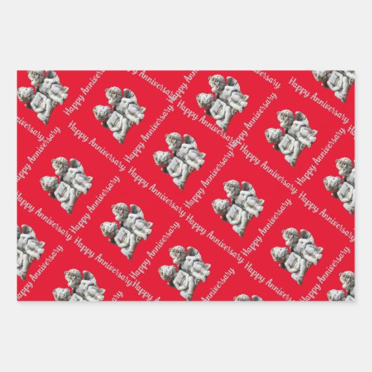 Jahrestag Geschenkpapier Set (Vorderseite)