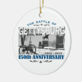 Jahrestag Gettysburg-Kampf-150 Keramikornament (Links)