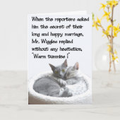 Jahrestag Herrn Wiggles Karte (Gelbe Blume)