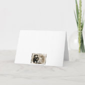 Jahrestag-Hochzeit - Bär und Plüsch Karte (Rückseite)