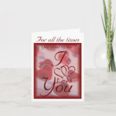 Jahrestag Karte (Vorderseite)