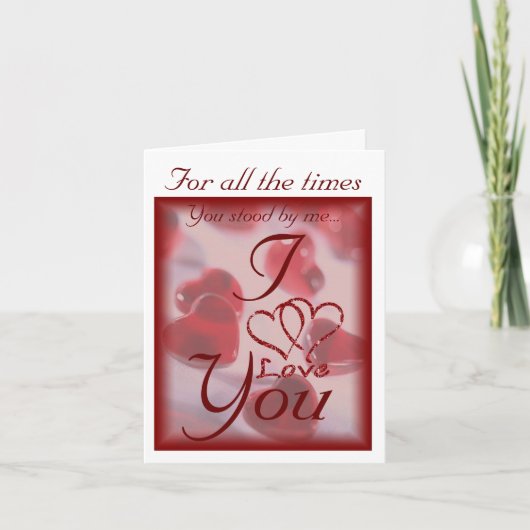 Jahrestag Karte (Vorderseite)