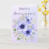 Jahrestag Karte (Gelbe Blume)