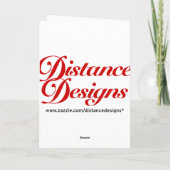 Jahrestag Karte (Rückseite)