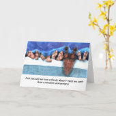 Jahrestag mit Kindern Karte (Gelbe Blume)