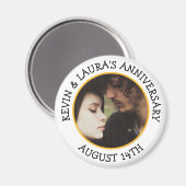 Jahrestag Personalisierte Erinnerung Magnet (Vorderseite/Rückseite)