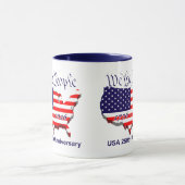 Jahrestag USA 250. Tasse (Zentrum)