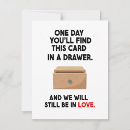 Jahrestag- & Valentinsgeschenk für den Freund Feiertagskarte