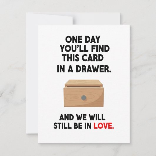 Jahrestag- & Valentinsgeschenk für den Freund Feiertagskarte (Vorderseite)