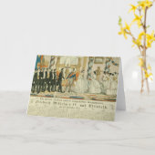 Jahrestag von Frederick William IV und seins Karte (Gelbe Blume)