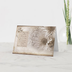 Jahrestags-Gänseblümchen Karte