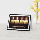 Jahrestags-Gedicht Karte (Gelbe Blume)