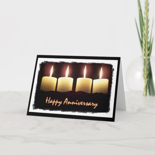 Jahrestags-Gedicht Karte (Vorderseite)