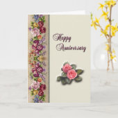 Jahrestags-Gruß Karte (Gelbe Blume)