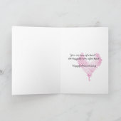 Jahrestags-Hunde im LKW Karte (Innenseite)