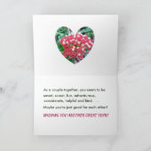 Jahrestags-Karte Karte (Innenseite)