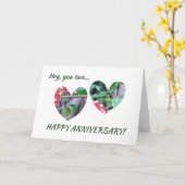 Jahrestags-Karte Karte (Gelbe Blume)