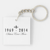 Jahrestags-offizielle Schlüsselkette Schlüsselanhänger (Rückseite)