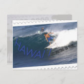 Jahrestags-Postkarten-Surfer Postkarte (Vorne/Hinten)