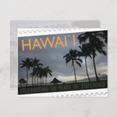 Jahrestags-Postkarteninsel Postkarte (Vorne/Hinten)