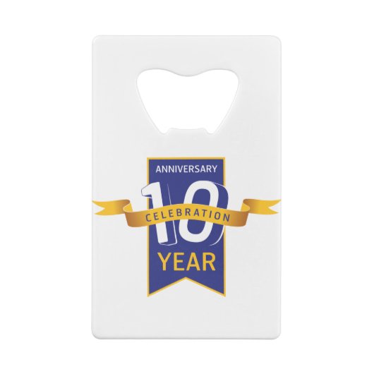 Jahrestagsfeier Geldbeutel Flaschenöffner (Rückseite)