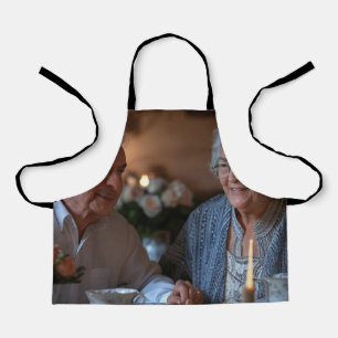 Jahrestagsfoto anpassen und personalisieren schürze
