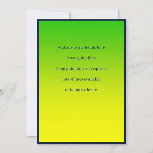 Jahrestext hinzufügen, Kookaburra Australisches Pa Einladung (Rückseite)