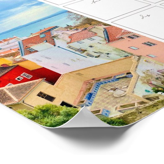 Jahresurlaubsplaner Poster (Ecke)