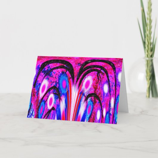 Jahreswechsel Feiertagskarte (Vorderseite)