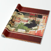 JAHRESZEIT ALS MYSTISCHE HUNT VON UNICORN GESCHENKPAPIER (Ungerollt)