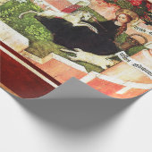 JAHRESZEIT ALS MYSTISCHE HUNT VON UNICORN GESCHENKPAPIER (Ecke)