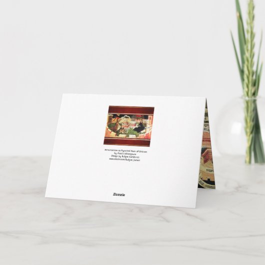 JAHRESZEIT ALS MYSTISCHE HUNT VON UNICORN KARTE (Rückseite)