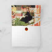 JAHRESZEIT ALS MYSTISCHE HUNT VON UNICORN KARTE (Innenseite)