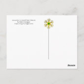 JAHRESZEIT ALS MYSTISCHE HUNT VON UNICORN POSTKARTE (Rückseite)