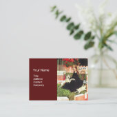 JAHRESZEIT ALS MYSTISCHE HUNT VON UNICORN VISITENKARTE (Stehend Vorderseite)