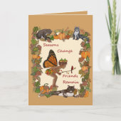 Jahreszeit-Änderung Karte (Vorderseite)