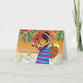 Jahreszeit der Freude Feiertagskarte