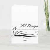 Jahreszeit der Hoffnung - Feiertagskarte (Rückseite)