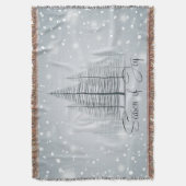 Jahreszeit der Joy Winter Trees Decke (Vorderseite Vertikal)