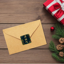 Jahreszeit des Aufklebers auf dem Joy Square Quadratischer Aufkleber