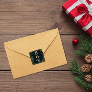 Jahreszeit des Aufklebers auf dem Joy Square Quadratischer Aufkleber