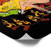 Jahreszeit des Bruja Halloween Poster (Ecke)