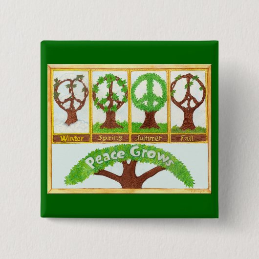 Jahreszeit des Friedens Button (Vorderseite)